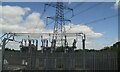 Electrical sub-station and pylon in BS37 8YS