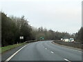 The A11 eastbound, welcome to Suffolk in IP28 8LQ