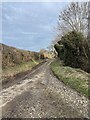 Little used back road north of Longden in SY5 8AL