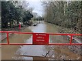 Flooding on Watery Gate Lane in LE9 7TR