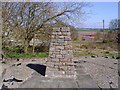 Battle of Dunnichen Hill memorial cairn in DD8 2NW
