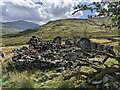 A ruined building at Maen-llwyd-uchaf in LL55 4SR