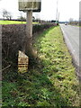 Old Milepost by the A483, Wrexham Road, Chester - 2024 in CH4 7FR