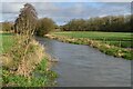 River Allen from footbridge near High Hall in BH21 4HY