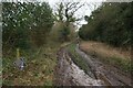 Restricted byway past Church Farm in Swanton Novers