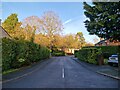 Looking from The Ridings into Westerdale Drive in GU16 8RT