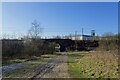 Railway bridge over a track to North Field in WF9 4BW
