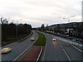 Westbound on the A82 in G81 6JH