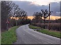 Watery Gate Lane towards Earl Shilton in LE9 7TR