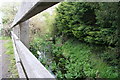 River through the fence in SN8 3DU