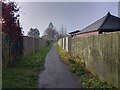 Alleyway towards Portway in OX11 8LY
