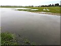 Flooded land east of Leverington near Wisbech in PE13 5DS