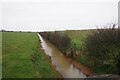 Ditch within the floodbank in PR4 6XS