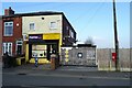 Convenience store and InPost lockers on Sandy Lane, Hindley in WN2 4EF