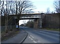 Railway bridge over Manchester Road in WN2 2DY