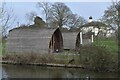 Glamping pods beside the Grand Union Canal in LU7 9DS