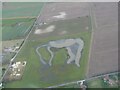 The Octopus's garden near Croft: aerial 2024 in PE24 4RY