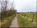 Cycle path on route of old railway in M46 9AA