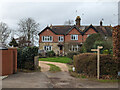 Houses at end of Hampers Lane, St Leonard's Park in RH13 6RR