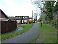 Pathway on Gains Park housing estate in SY3 8DB