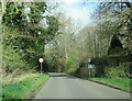 Woodcote Lane leaving Leek Wootton village in CV35 7RB