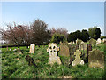 St Botolph's church - churchyard in NR18 9QN