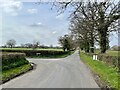 Rural road junction in CW11 3DW
