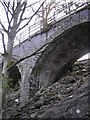 Dangerous Bridge and Landslip on the Old Peebles to Galashiels Branch Line in TD1 3LY