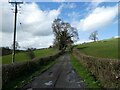 Old track west of Bettws Cedewain in SY16 3EA