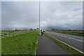 Cycle path beside Ulverston Road in LA12 0UF
