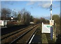 End of platform, Northwich Railway Station in CW9 7ES