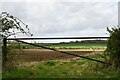 Beeston and Bittering: Gated entrance to a ploughed field in PE32 2LX