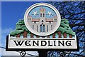 Wendling: The Village Sign in NR19 2UX