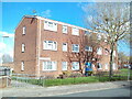 Low rise flats on Pinewood Crescent, Bradley Park in DN34 5NE