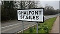 Chalfont St Giles sign, Narcot Lane in HP8 4DA