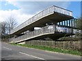 Footbridge ramp - crossing the M3 in RG21 3PA