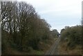 Railway towards Sandbach in CW9 7UY