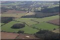 Round Plantation, north of Houghton Park: aerial 2024 in PE31 6SU