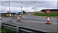 Roadworks at Peter Lane / A595 junction in Cummersdale