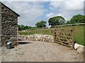 Gate beside the barn in CA7 8LA