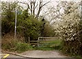 Public footpath just off Greensted Road in CM5 9ER
