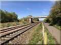 Footbridge over the Bishop Auckland - Darlington Railway in DL5 7JN