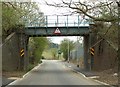 Railway bridge over Kiln Road in CM16 6BU