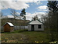 Corrugated building at Errogie above Loch Farraline in IV2 6UH