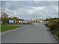Entrance to Gwalchmai Recycling Site and quarry in LL65 4SR