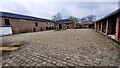 Cobbled yard at Orton Park Farm in Dalston and Burgh Ward