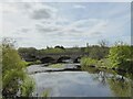 Railway viaduct across River Calder in WF5 8LW