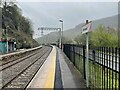 Trehafod railway station, Rhondda Cynon Taf in Trehafod Community