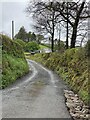 Track leading to Penvay Farm in LD3 8RB