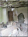 The interior of the ruined farmhouse in YO17 6RY